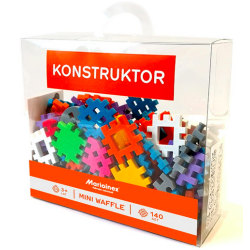 Klocki konstrukcyjne Mini Wafle Konstruktor 140 Marioinex